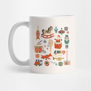 Vintage Christmas Toys Mug